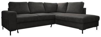 Mid.you Eckschlafsofa Grau 6-Sitzer 237x197 cm Bettfunktion erhältlich Armteil links