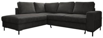 Mid.you Eckschlafsofa Grau 6-Sitzer 237x197 cm Bettfunktion erhältlich Armteil rechts