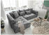 Mid.you Ecksofa Grau 4-Sitzer L-Form 320x197 cm Ecksofas