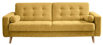 Mid.you Schlafsofa Gelb 222x86x90 cm