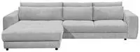 ED EXCITING DESIGN Ecksofa "Barura L-Form" mit 3 Nierenkissen