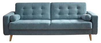 Mid.you Schlafsofa Blau 222x86x90 cm