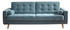 Mid.you Schlafsofa Blau 222x86x90 cm