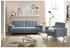 Mid.you Schlafsofa Blau 222x86x90 cm
