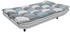 Mid.you Schlafsofa Silber Türkis Dunkelgrau 188x90x89 cm Klappsofas