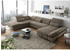 Mid.you Wohnlandschaft Graubraun 8-Sitzer U-Form 350x245 cm Armteil rechts