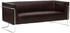 Mid.you 3-Sitzer-Sofa Dunkelbraun 179x71x74 cm