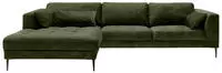 TRENDMANUFAKTUR Ecksofa "Luzi, wahlweise mit Schlaffunktion & Bettkasten., L-Form"