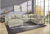 Jockenh&ouml;fer Gruppe Wohnlandschaft "Brixen U-Form, B: 379 cm" mit Bettfunktion,