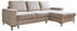 MIUFORM 4-Sitzer Eckschlafsofa 236x148 cm mit Bettkasten rechts beige