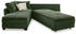 luma-home Ecksofa / Dauerschläfer 306x223 cm grün (15164)