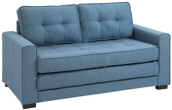 HomCom 2-Sitzer Schlafsofa 147,5x75x85 cm blau