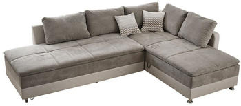 luma-home Ecksofa / Dauerschl&auml;fer 306x223 cm links beige (15101)