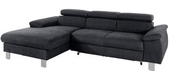 Cotta Collection Komaris 242x90x100cm links ohne Bettfunktion schwarz