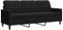 vidaXL 3-Sitzer-Sofa Schwarz 180 cm Samt (4007639)