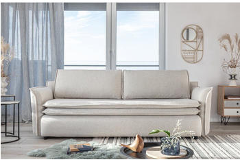 MIUFORM 3-Sitzer Schlafsofa Charming Charlie Slim 225x85x90 cm beige