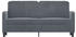vidaXL 2-Sitzer-Sofa Dunkelgrau 140 cm Samt (359443)