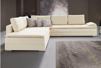 INOSIGN Ecksofa Night & Day 324x95x218 cm Struktur Recamiere rechts Bonnellfederkern Boxspring Bettfunktion 180 cm beige