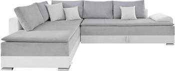 INOSIGN Ecksofa Night & Day 324x95x218 cm Recamiere links hellgrau