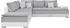 INOSIGN Ecksofa Night & Day 324x95x218 cm Recamiere links hellgrau