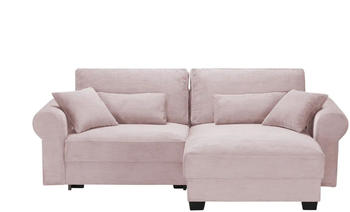 Froschk&ouml;nig24 Ecksofa Angelina klein rosa/pink 255x92x185 cm