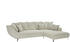 bobb Ecksofa Bellani III beige 318x90x218 cm