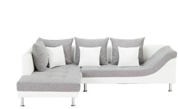 M&ouml;bel Kraft Ecksofa grau 255x86x205 cm