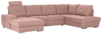 HOM'IN Ecksofa MAURIS SCU 180x338x217 cm altrosa