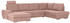 HOM'IN Ecksofa MAURIS SCU 180x338x217 cm altrosa