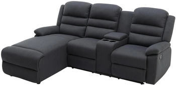 Kauf-Unique Ecksofa Relaxsofa links MACEDONIA anthrazit