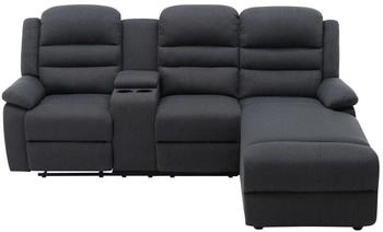Kauf-Unique Ecksofa Relaxsofa rechts MACEDONIA Anthrazit