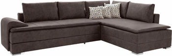 INOSIGN Ecksofa Night & Day 324x95x218 cm Struktur Recamiere links Bonnellfederkern dunkelgrau Boxspring Bettfunktion