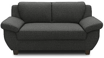 Domo Polstermöbel Panama 2 Sitzer, 2er Couch, Garnitur 3-2-1 Sofa 91x159x80 cm anthrazit