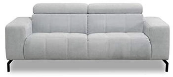Domo Polstermöbel Cunelli, 2er Couch Rückenfunktion, 2-Sitzer Garnitur Relaxfunktion, PolsterSofa 208x104x79 cm pastellblau