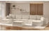 Fun Möbel SANDE 6-teilig Wohnlandschaft U-Form Stoff Raven/creme