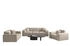Fun Möbel CELES PREMIUM Sofaset 3-2-1 Stoff Opera Velvet Beige