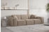 Fun Möbel CELES PREMIUM Sofaset 3-2-1 Stoff Opera Velvet Sand