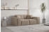 Fun Möbel CELES PREMIUM Sofaset 3-2-1 Stoff Opera Velvet Sand