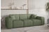 Fun Möbel CELES PREMIUM Sofaset 3-2-1 Stoff Opera Velvet Forest