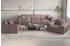 Fun Möbel CELES PREMIUM Sofaset 3-2-1 Stoff Opera Velvet Lavendel