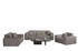 Fun Möbel CELES PREMIUM Sofaset 3-2-1 Stoff Opera Velvet Taupe
