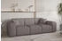 Fun Möbel CELES PREMIUM Sofaset 3-2-1 Stoff Opera Velvet Taupe