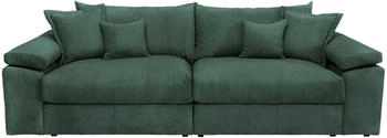Home Affaire Big-Sofa Soft&Cosy XL gr&uuml;n dunkelgr&uuml;n 246x123cm Cord dunkelgr&uuml;n