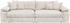 Home Affaire Big-Sofa Soft&Cosy XXL beige cream 303x123cm Cord cream
