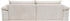 Home Affaire Big-Sofa Soft&Cosy XXL beige cream 303x123cm Cord cream