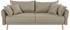 Home Affaire Schlafsofa Granbo beige 228cm 95x104cm Federkern-Polsterung Seitentasche beige
