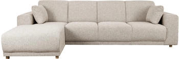 Home Affaire Ecksofa LEMPS Recamiere links oder rechts L-Form 297cm 85x162cm beige/creme