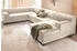 Home Affaire Wohnlandschaft Falk U-Form beige creme 320cm 77x90cm PRIMABELLE Polyester
