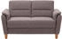 Home Affaire 2-Sitzer Palmera braun 149cm 89x89cm Lederoptik Federkern-Polsterung