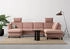 Home Affaire Wohnlandschaft Trelleborg U-Form rosa altrosa 307x86x213cm Bettfunktion inkl. Federkern-Polsterung
